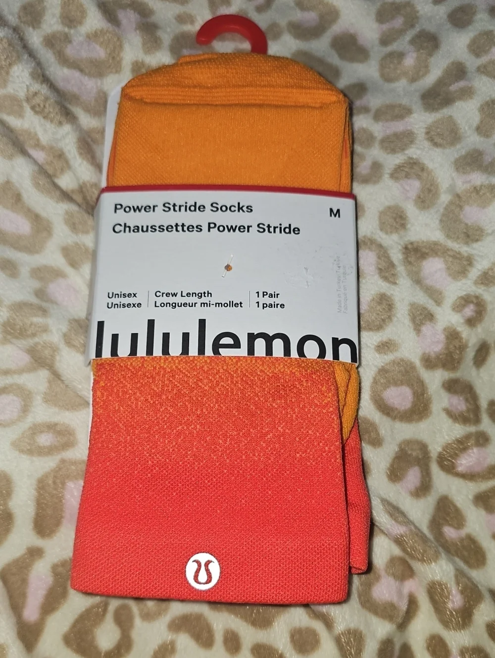 Lululemon Power Stride Socks! Nwts Sz Medium!! Gorgeous Colors!
